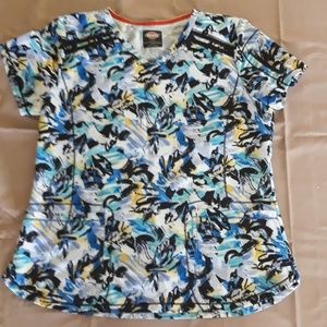 Dickies size LG scrub top